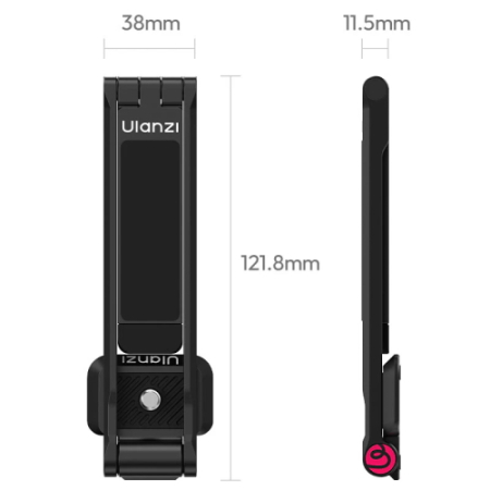 Ulanzi MA66 (C110) - magnetyczny uchwyt, mini statyw do DJI Osmo Pocket 3 / 4 i Xtra Muse - wymiary